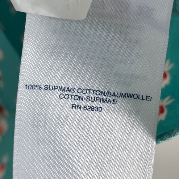 Lands End Womens 18 No Iron Supima Cotton Shirt Button Up Long Sleeve Blouse - Picture 4 of 9